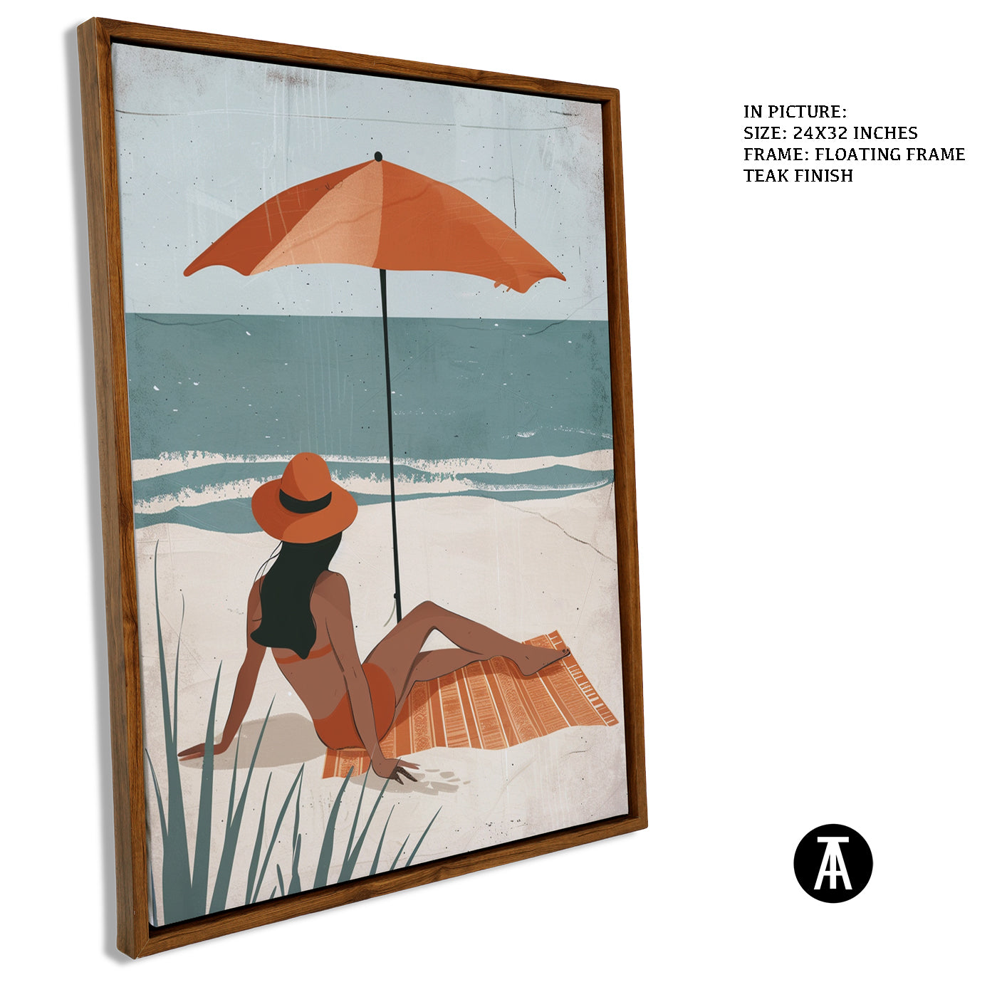 Artwork in Floating Frame