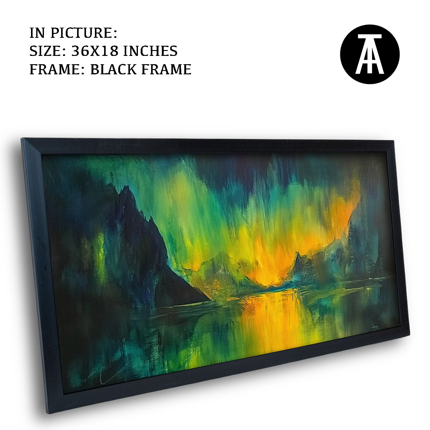 Artwork in Metal Earling Silver Frame