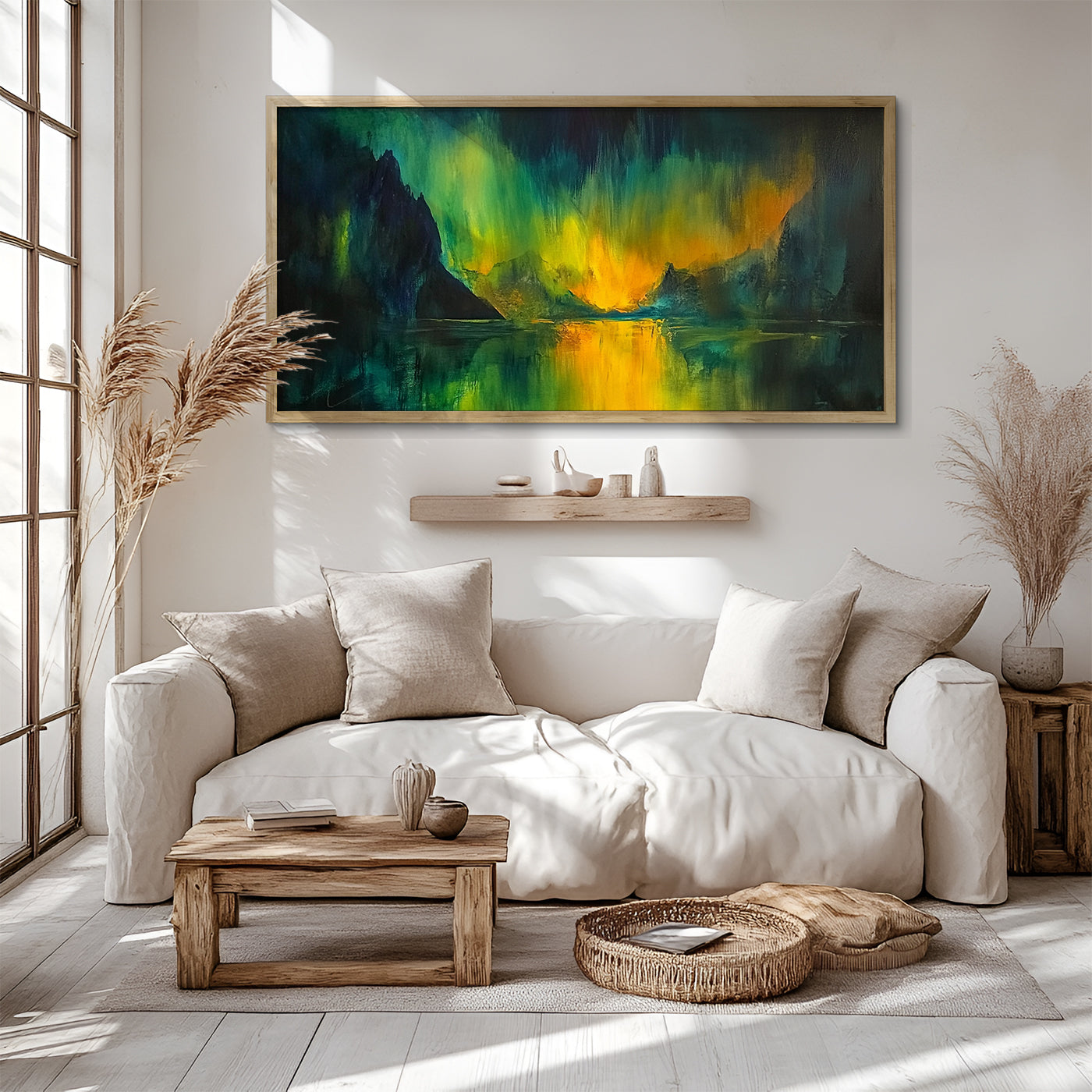 Modern Art in a Lifestyle Setting