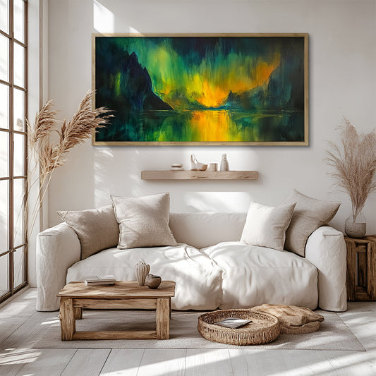 Modern Art in a Lifestyle Setting
