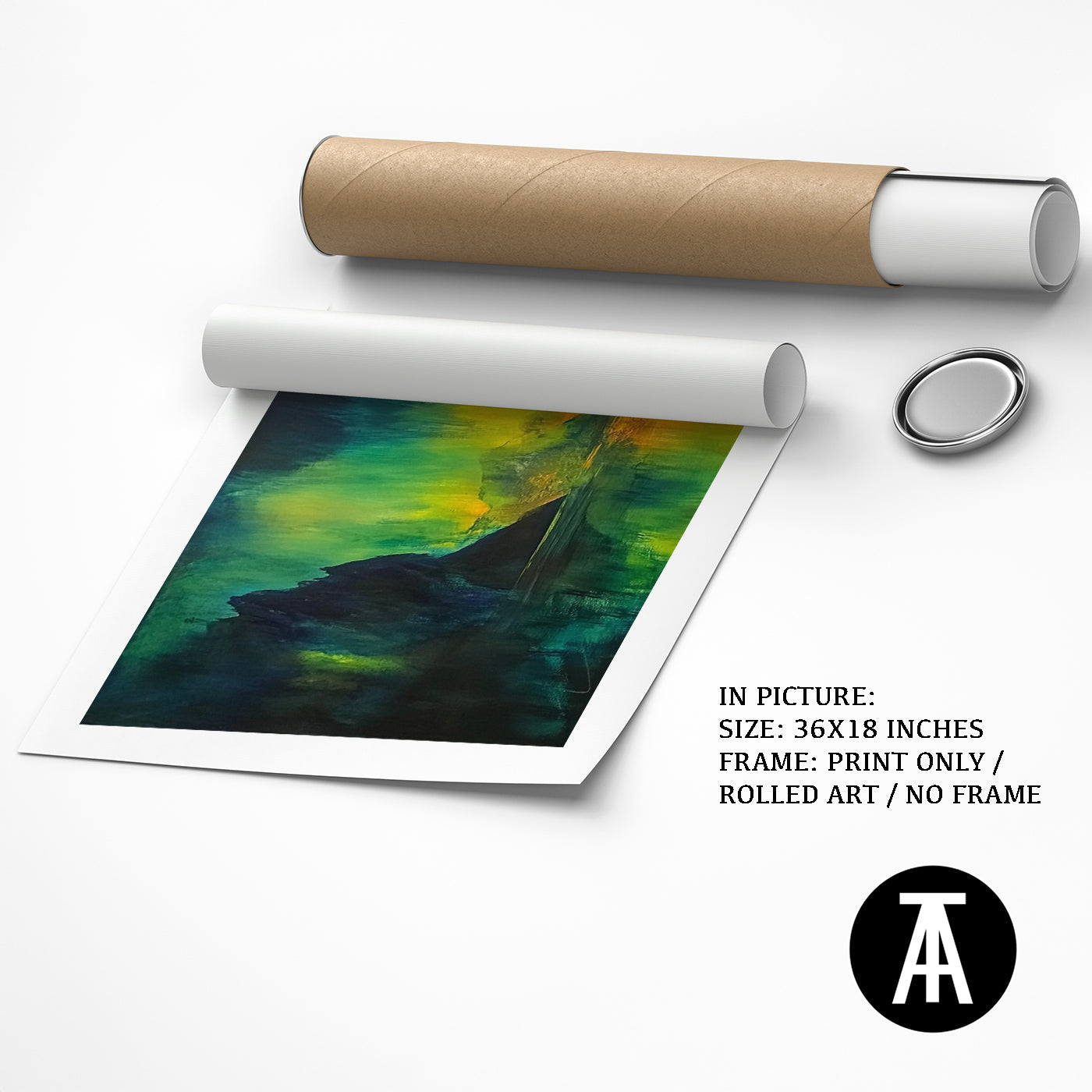 Artwork as Print Only or Rolled Art