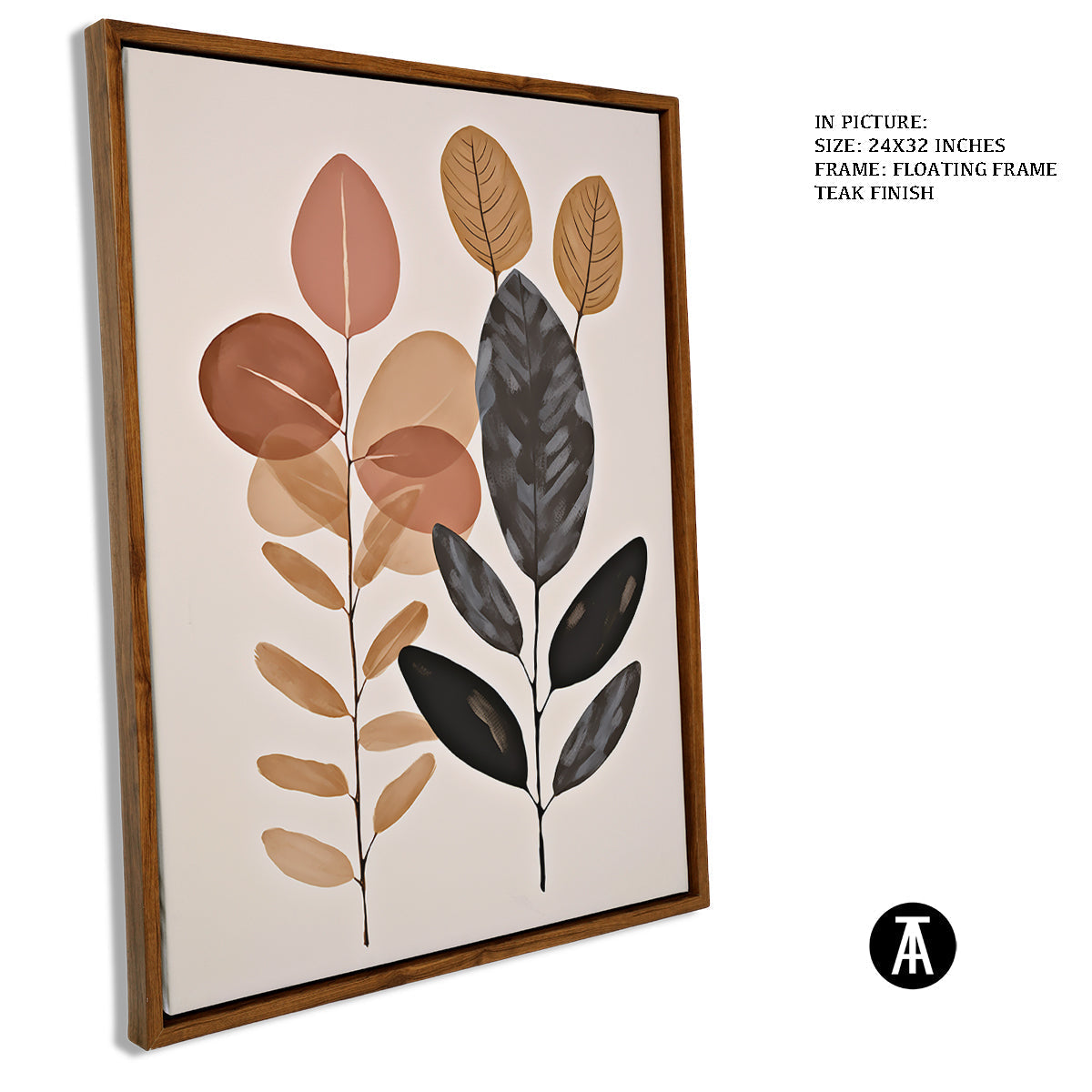 Sample Artwork in Floating Frame