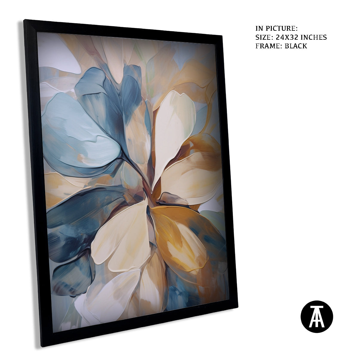 Sample Artwork in Black Frame