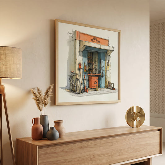 Indian Art in a Lifestyle Setting
