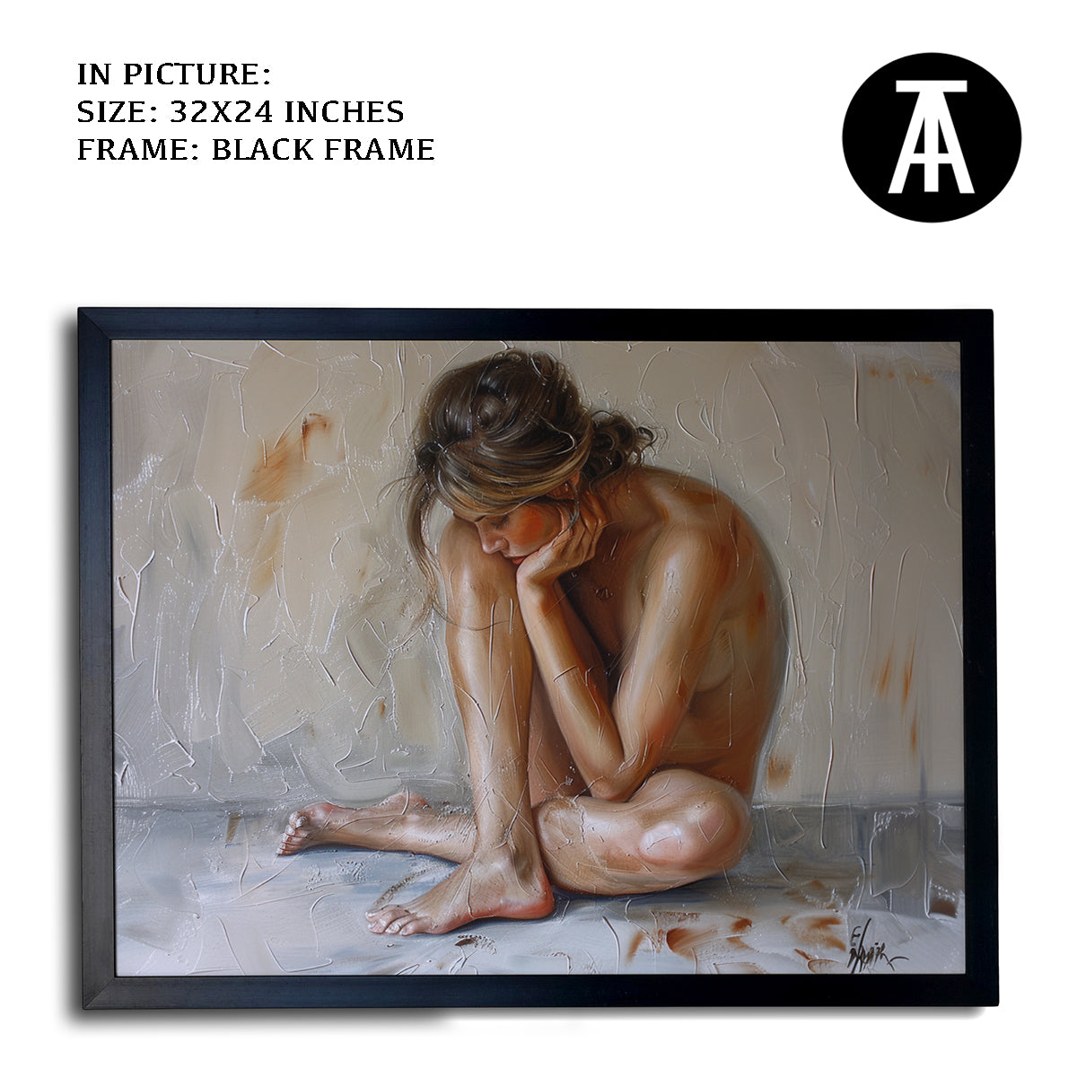 Artwork in Metal Earling Silver Frame