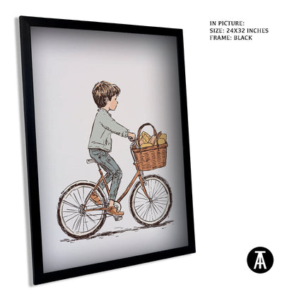 Artwork in Metal Earling Silver Frame