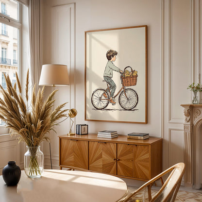Minimalist Painting in a Lifestyle Setting
