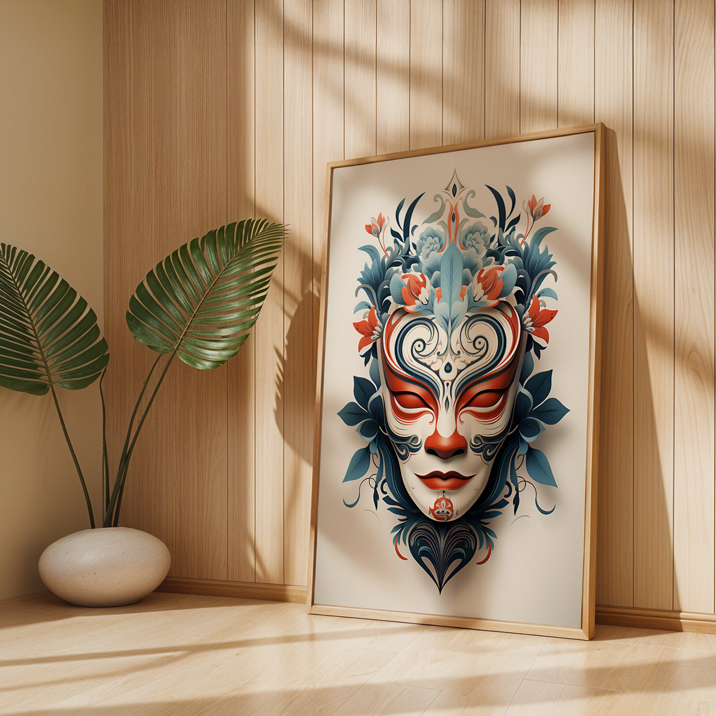Boho Painting in a Lifestyle Setting