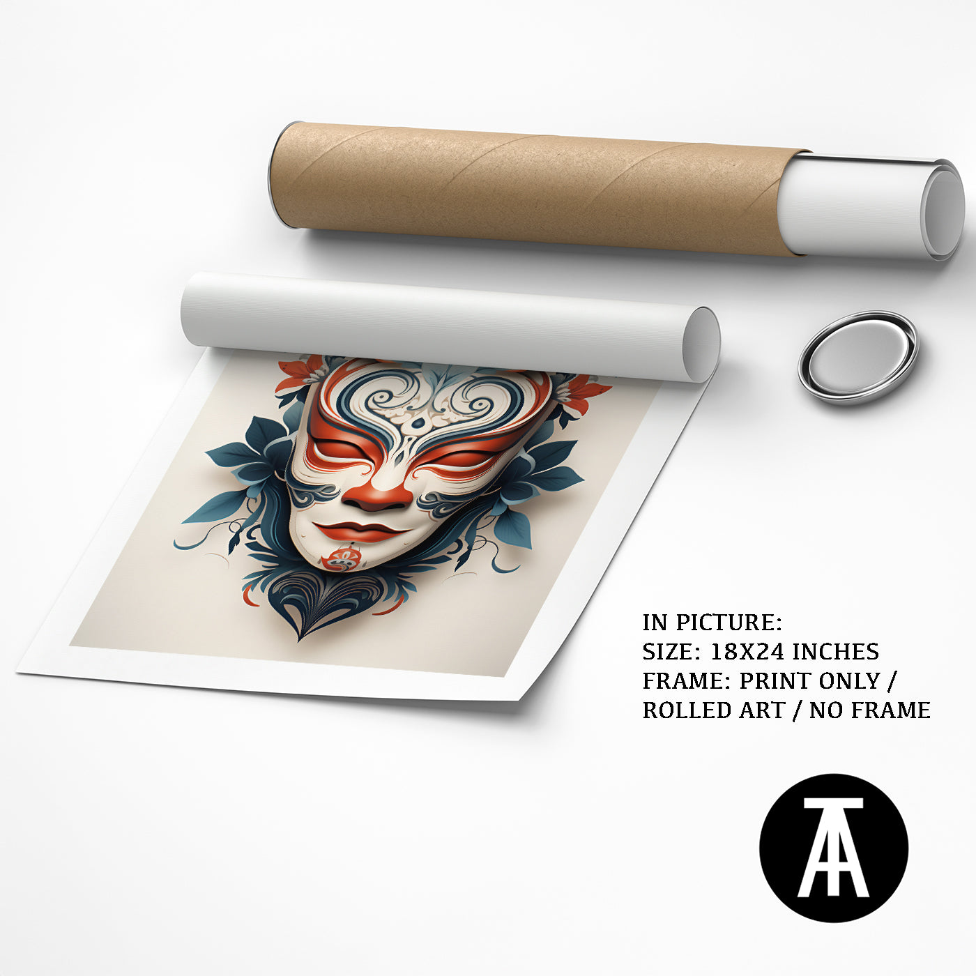 Artwork as Print Only or Rolled Art
