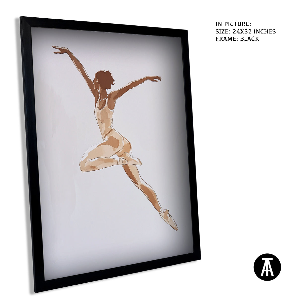 Artwork in Metal Earling Silver Frame