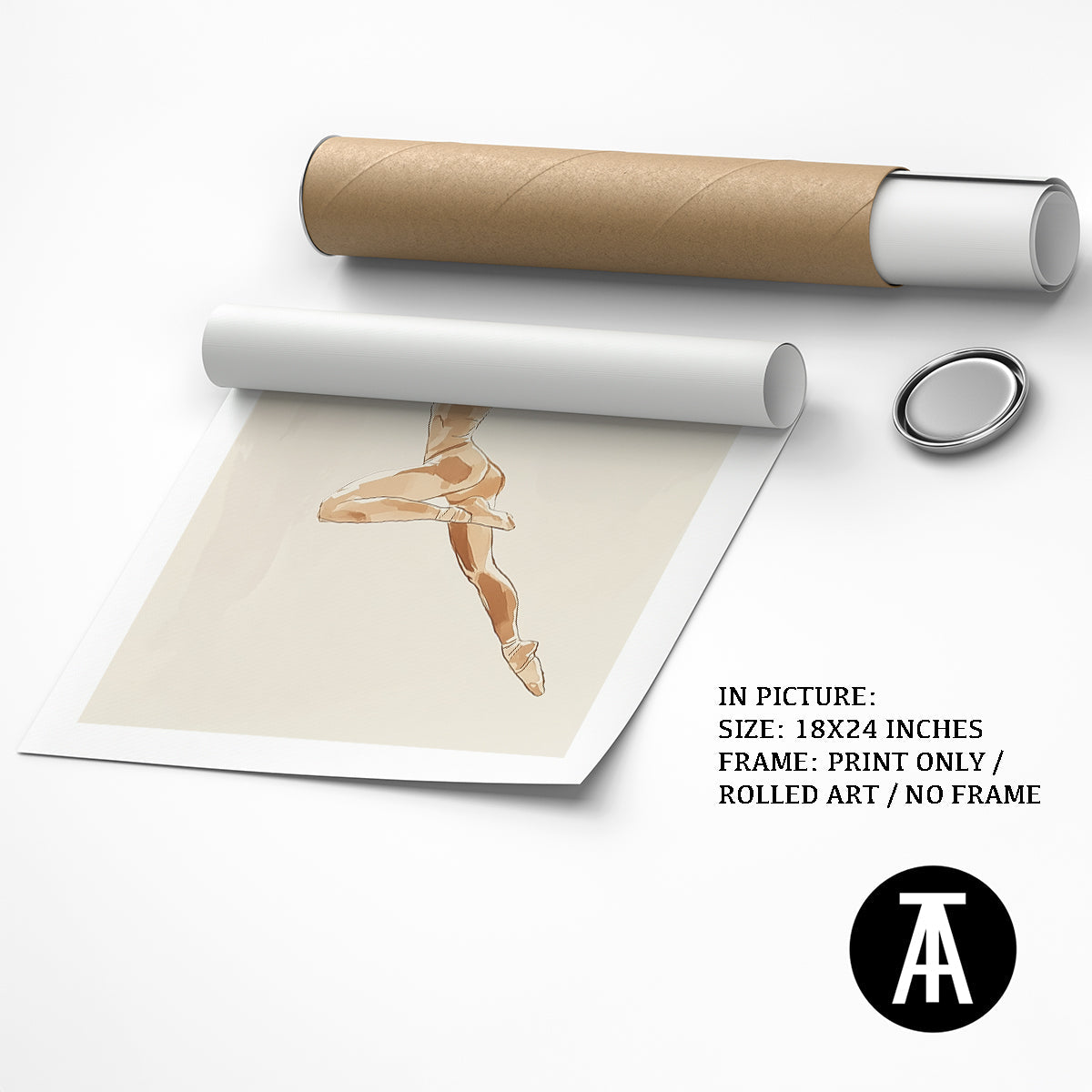 Artwork as Print Only or Rolled Art