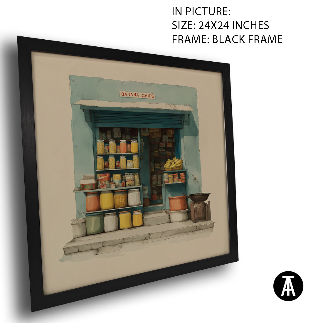 Artwork in Black Frame