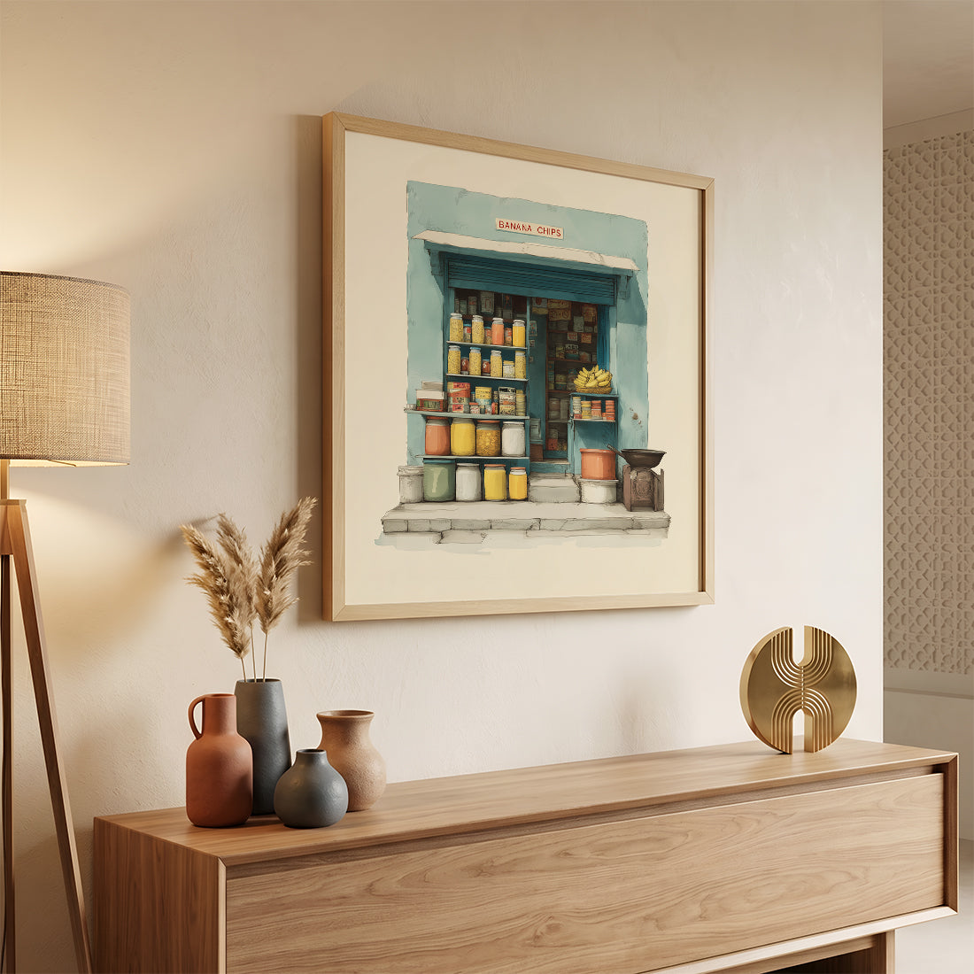 Indian Art in a Lifestyle Setting