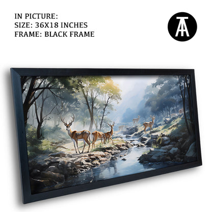 Artwork in Metal Earling Silver Frame