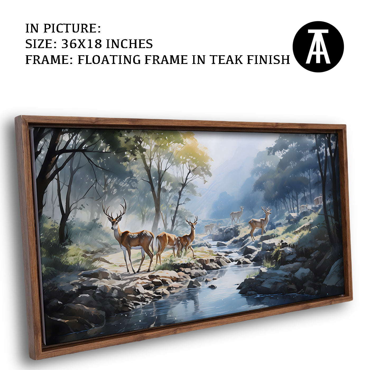 Artwork in Floating Frame