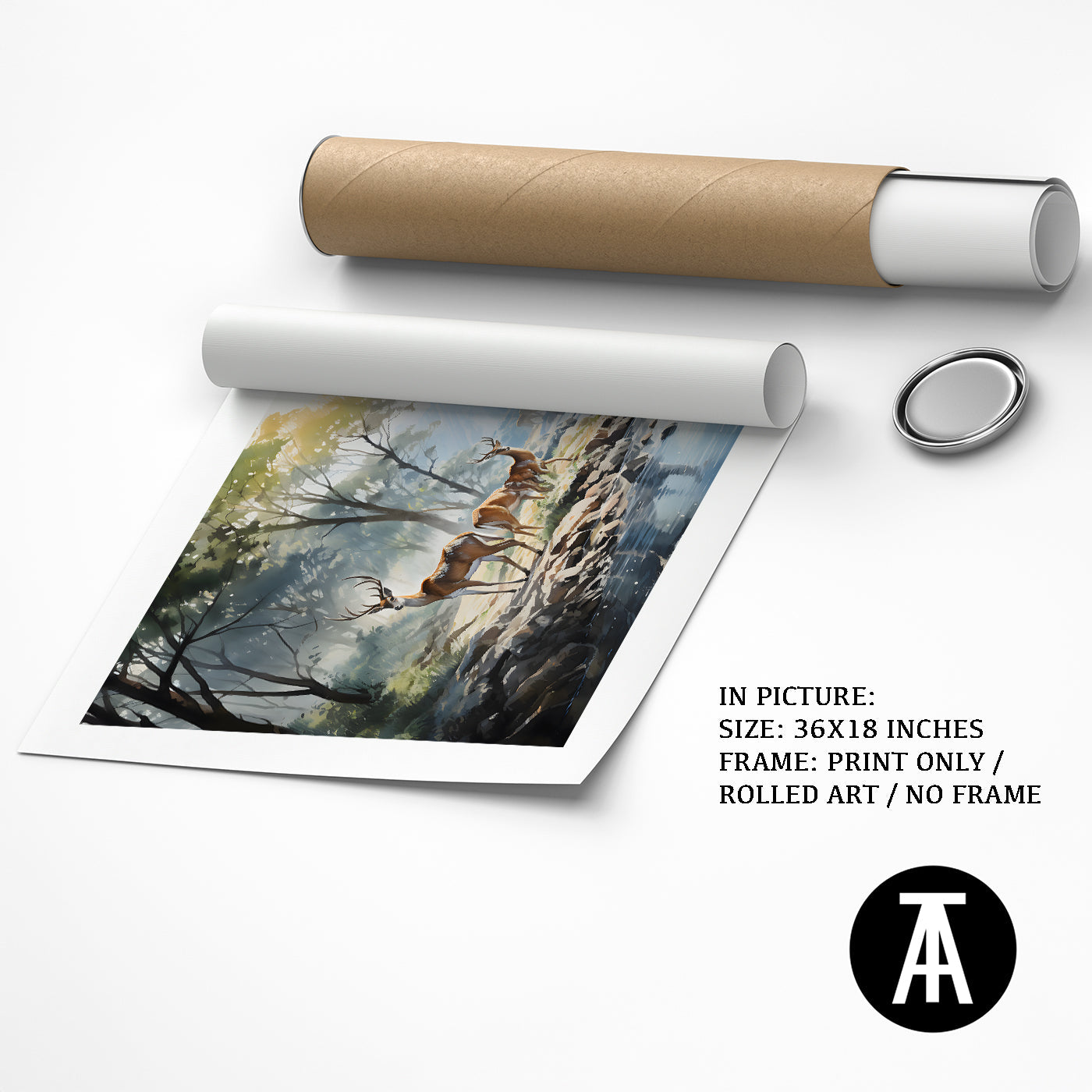 Artwork as Print Only or Rolled Art