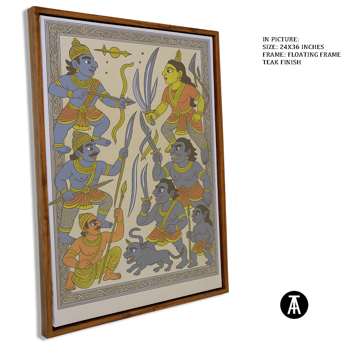 Artwork in Floating Frame