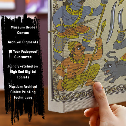 Information about Indian Art Canvas Art Print
