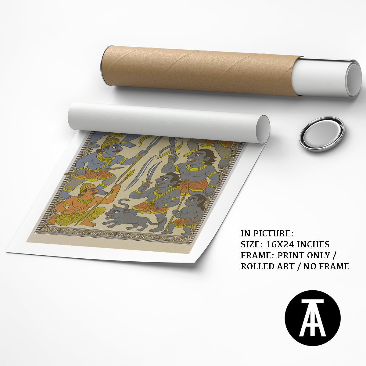 Artwork as Print Only / Rolled Art
