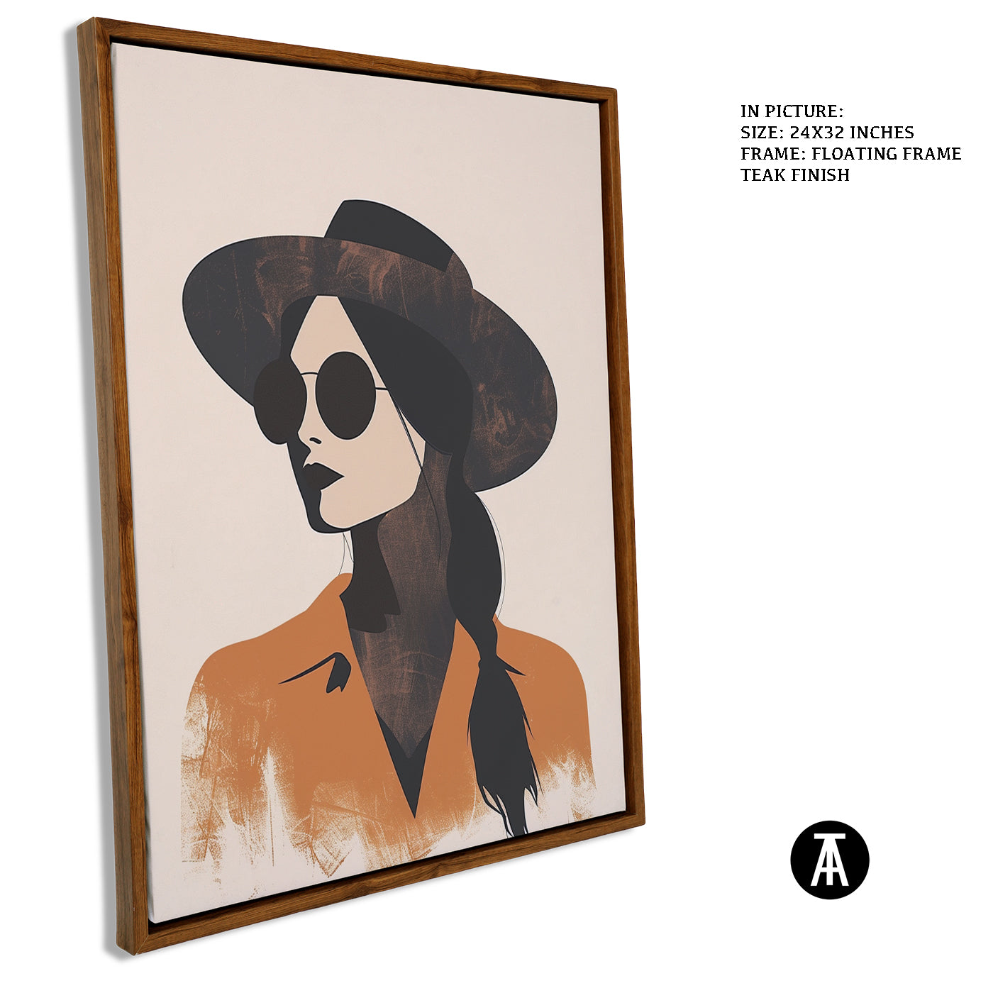 Artwork in Floating Frame