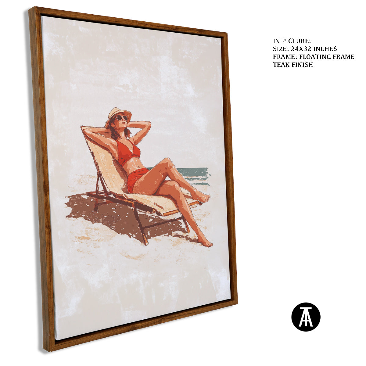 Artwork in Floating Frame