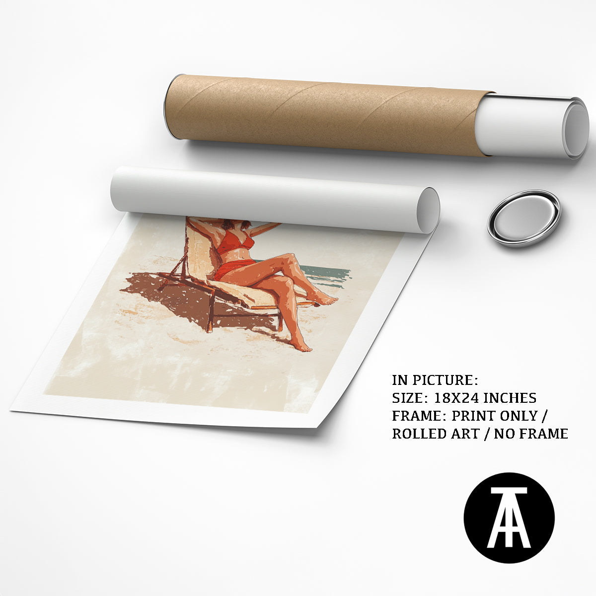 Artwork as Print Only or Rolled Art