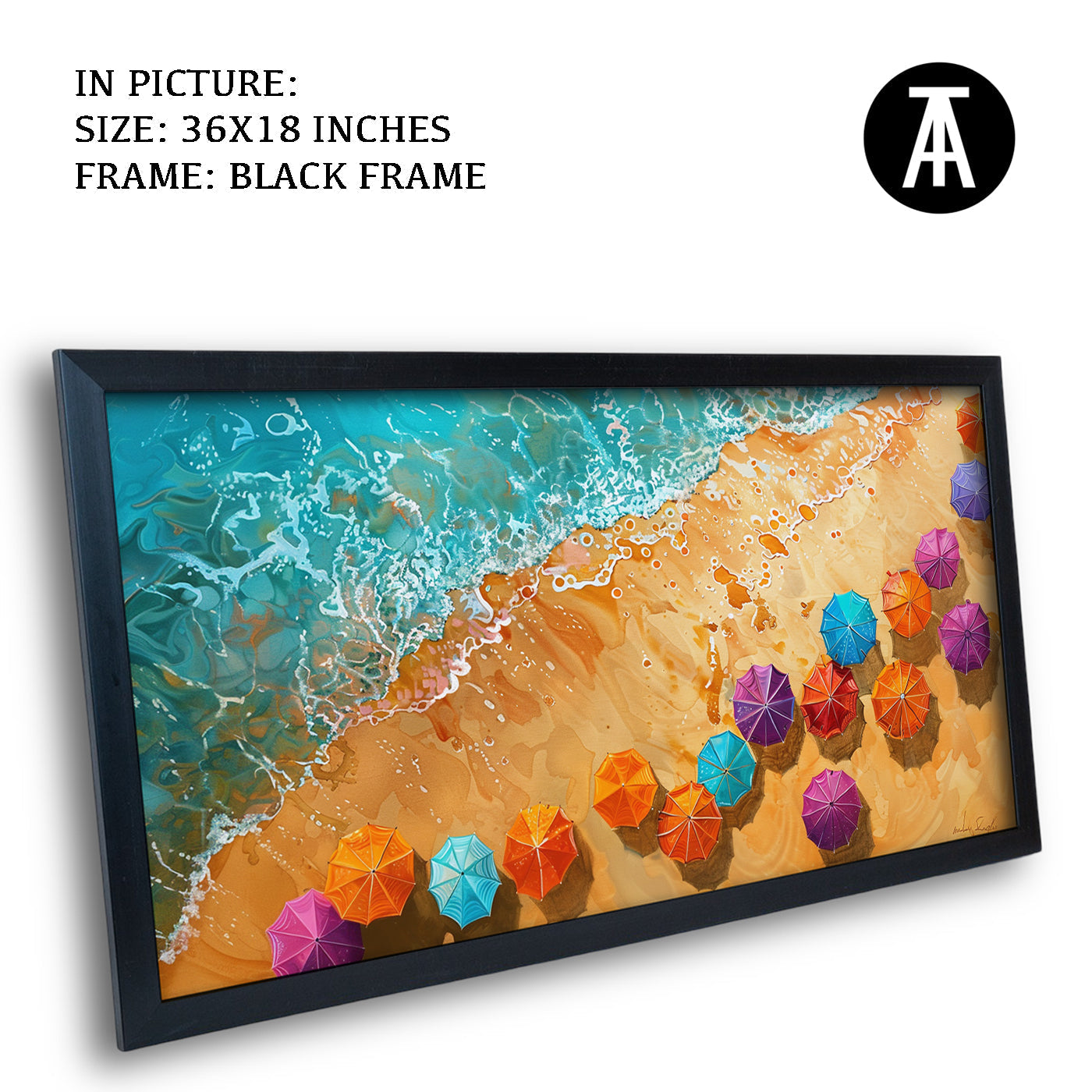 Artwork in Metal Earling Silver Frame