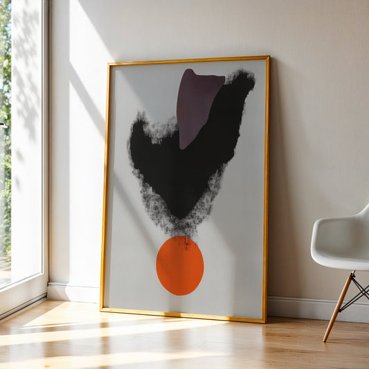 Abstract Art in a Lifestyle Setting Before Rain by NYC Abstract