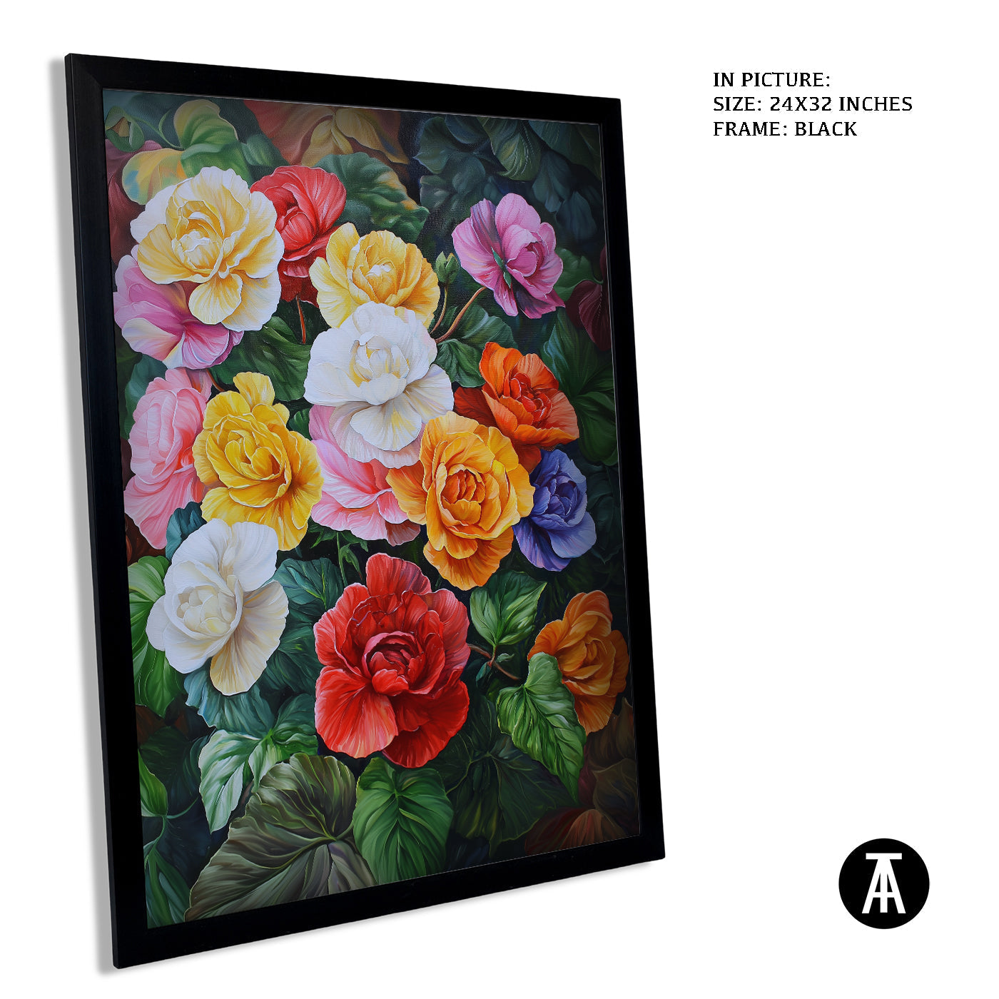 Artwork in Metal Earling Silver Frame