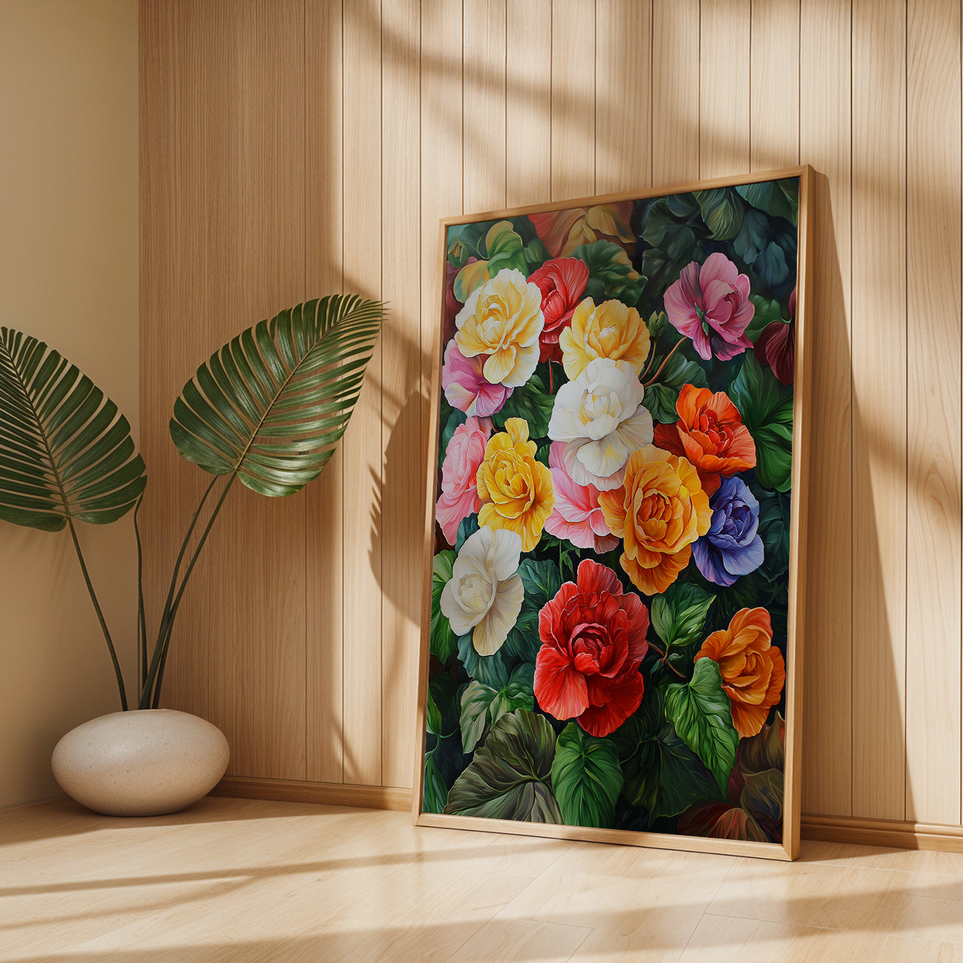 Floral Painting in a Lifestyle Setting
