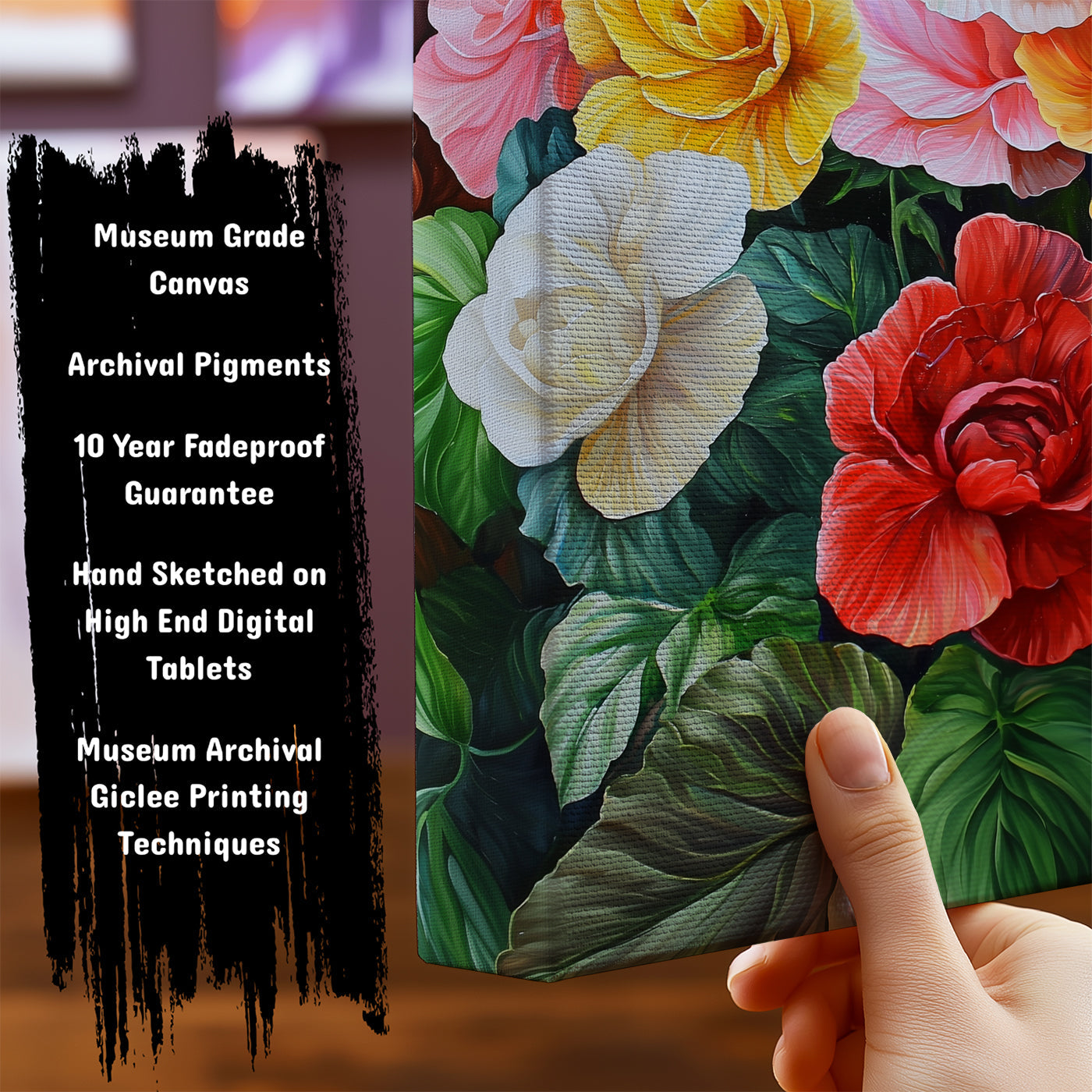 Information about Floral Botanical Canvas Art Print