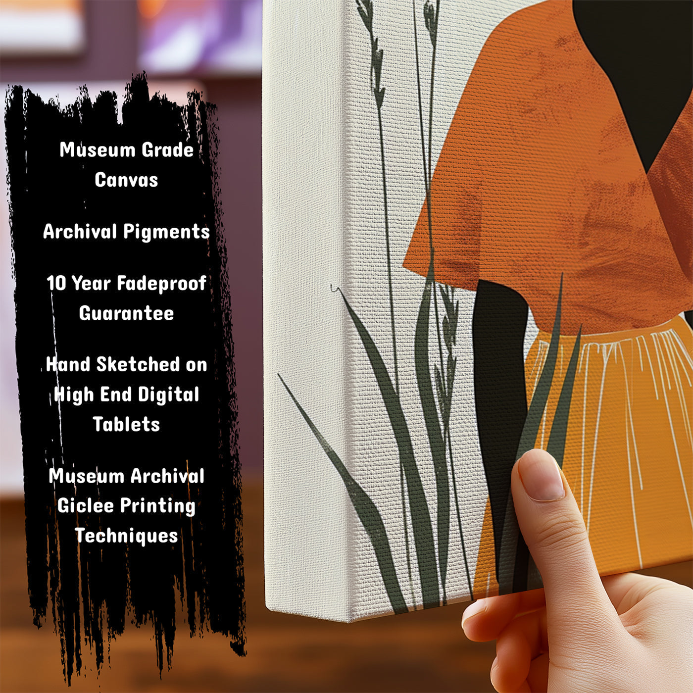 Information about Boho Art Canvas Art Print