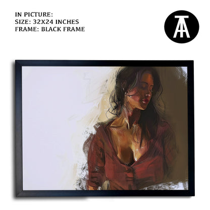 Artwork in Metal Earling Silver Frame