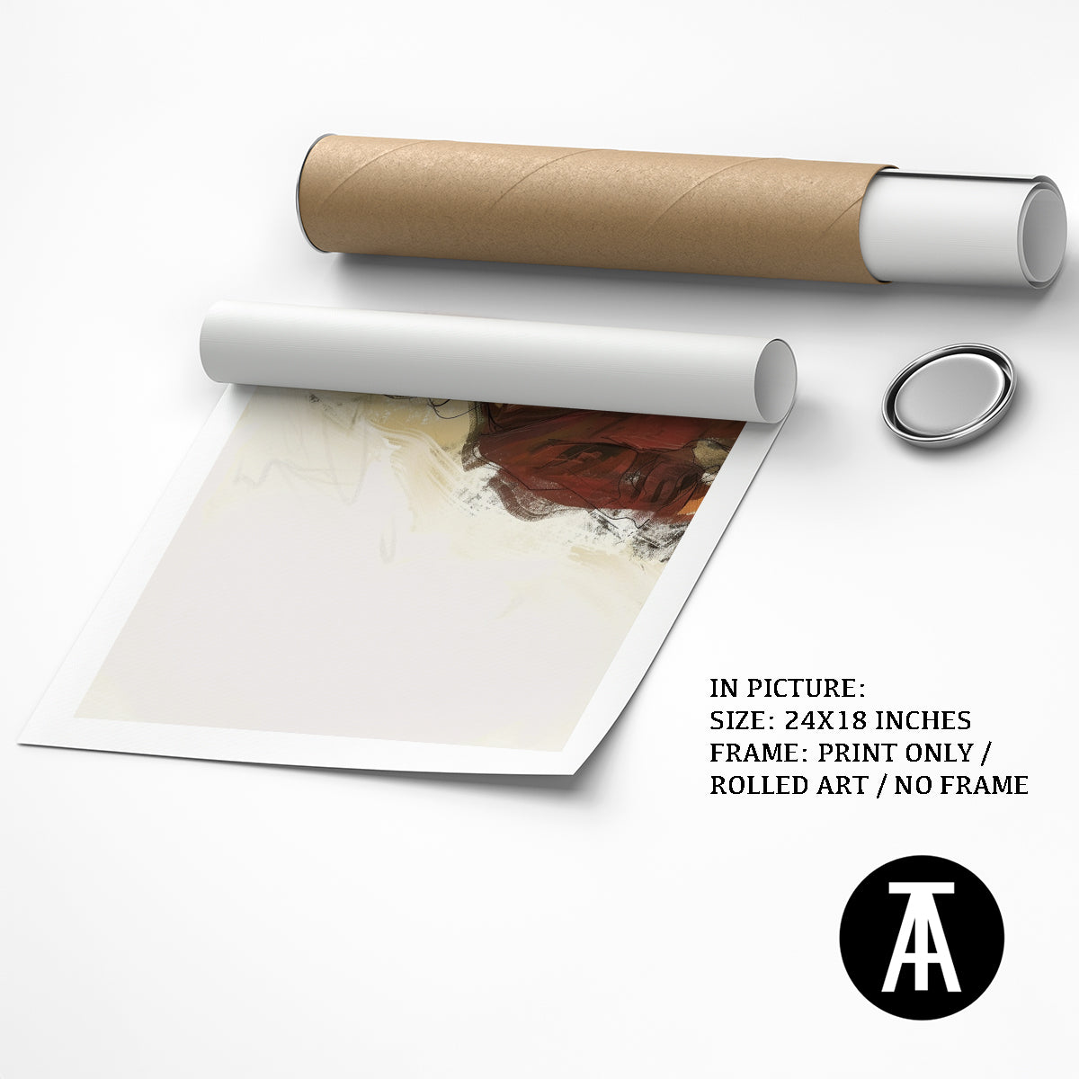 Artwork as Print Only or Rolled Art