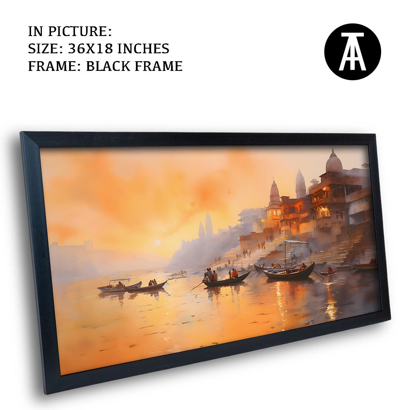 Artwork in Metal Earling Silver Frame
