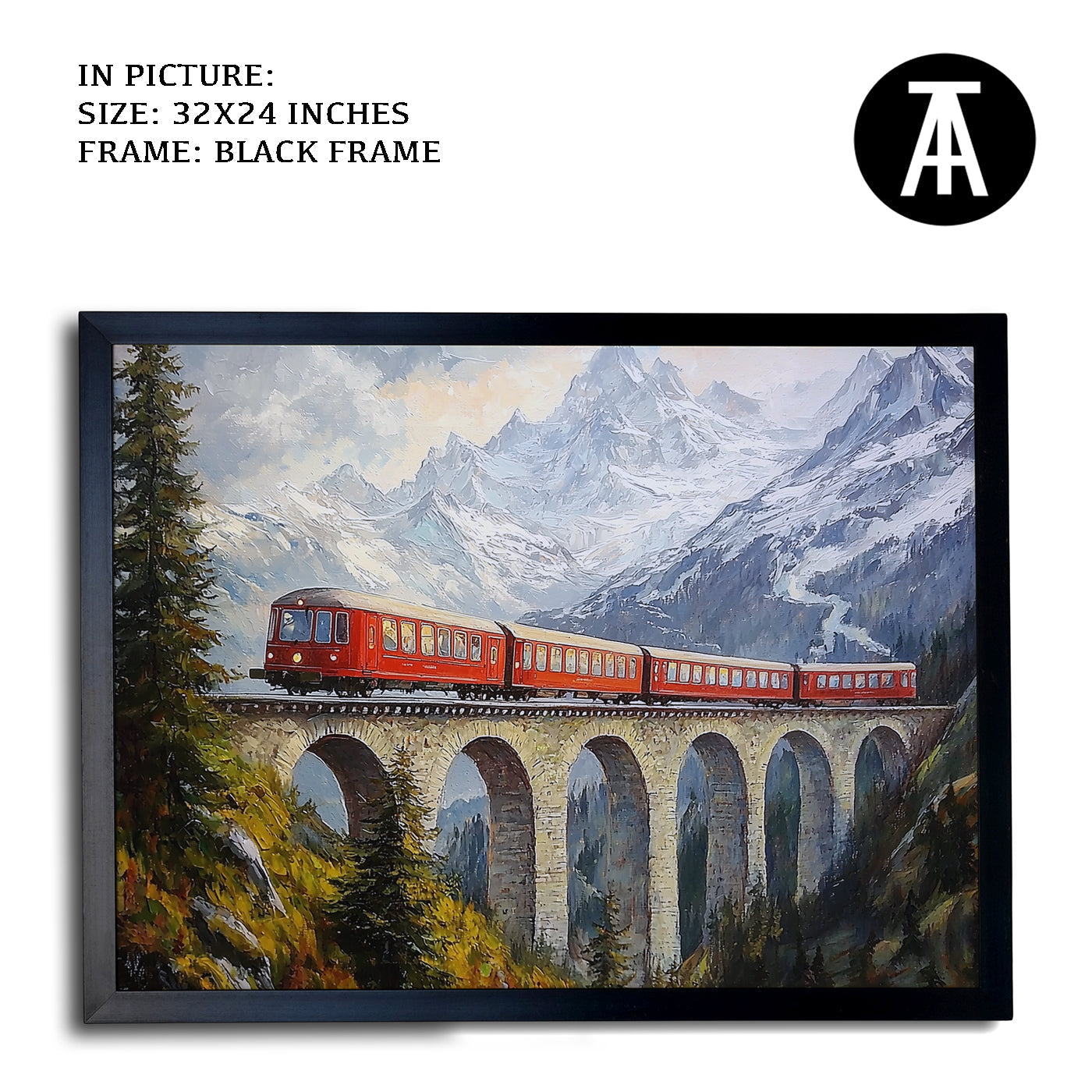 Artwork in Metal Earling Silver Frame