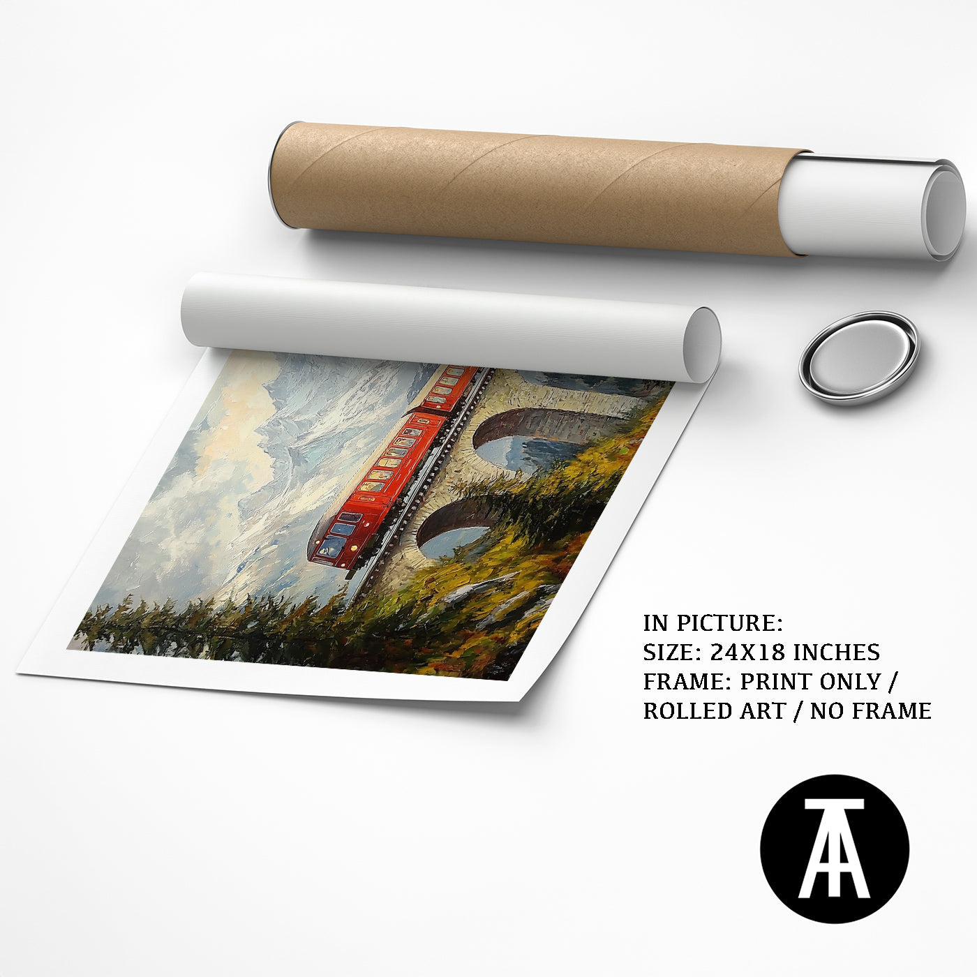 Artwork as Print Only or Rolled Art