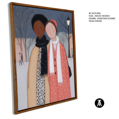 Artwork in Floating Frame