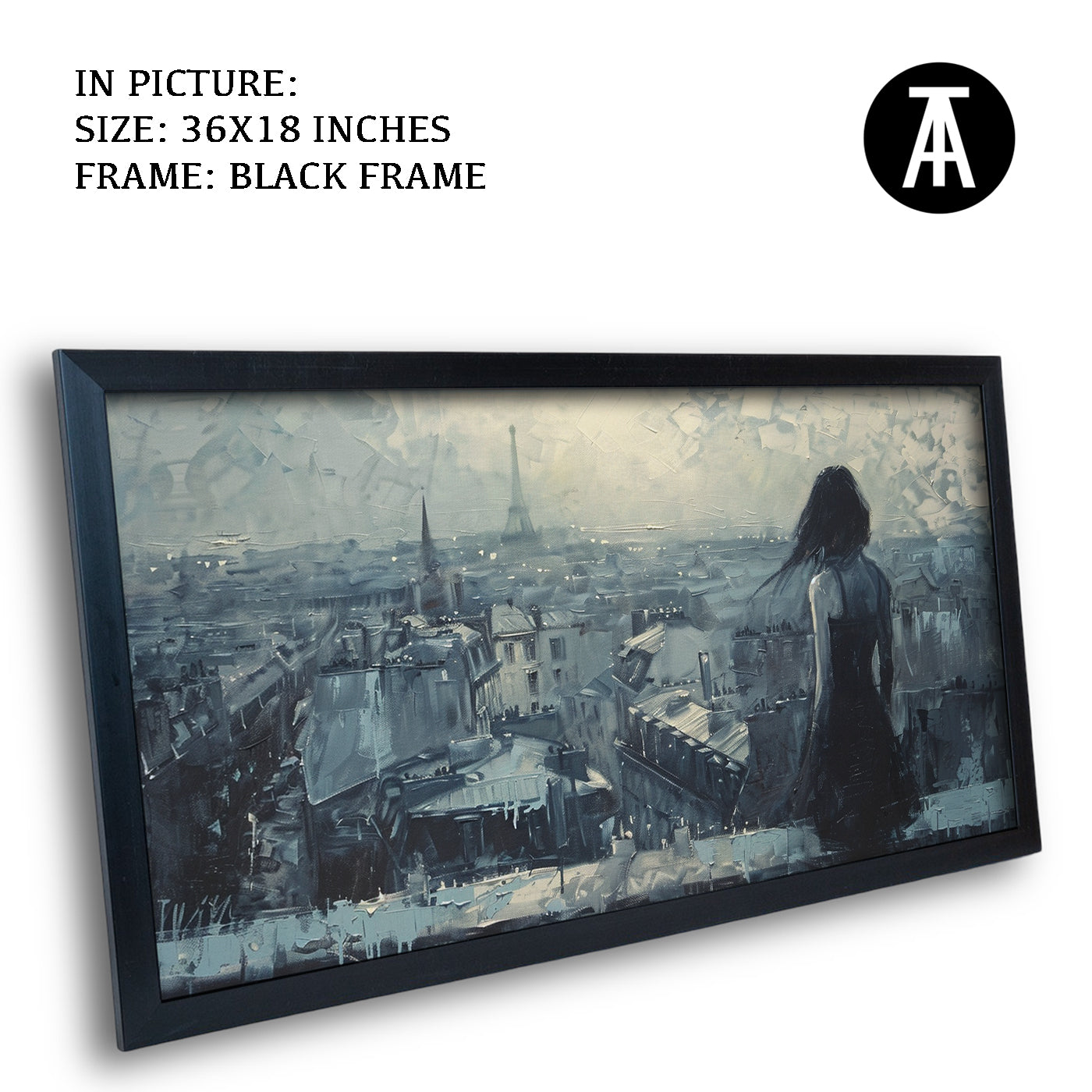 Artwork in Metal Earling Silver Frame