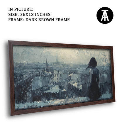 Artwork in Metal Champagne Gold Frame