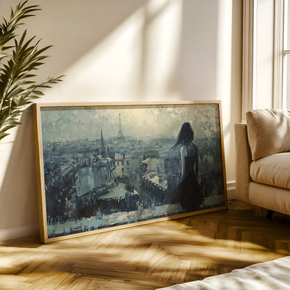 Modern Art Painting in a Lifestyle Setting