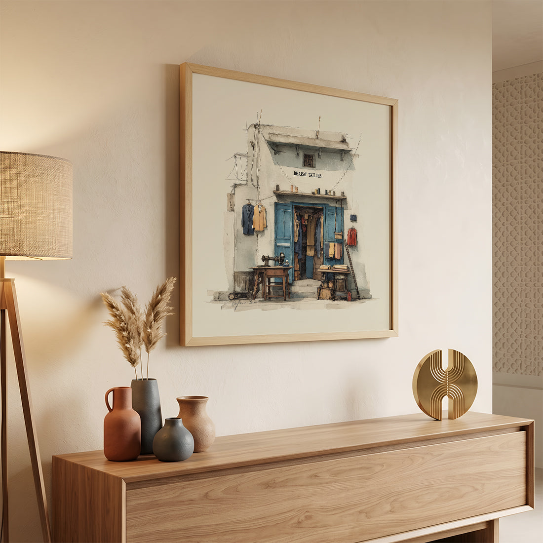 Indian Art in a Lifestyle Setting
