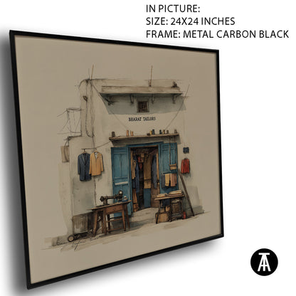 Artwork in Carbon Black Meta Frame