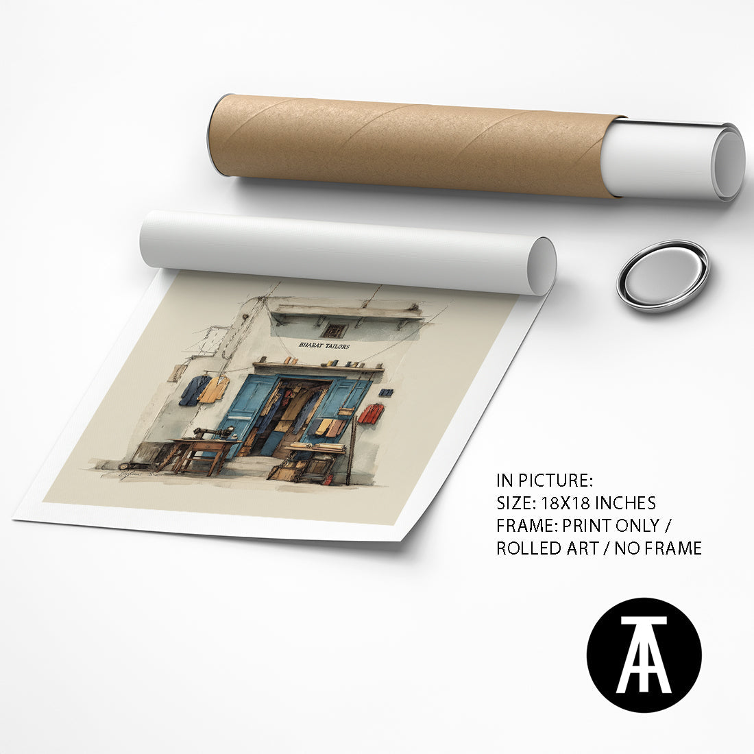 Artwork as Print Only / Rolled Art