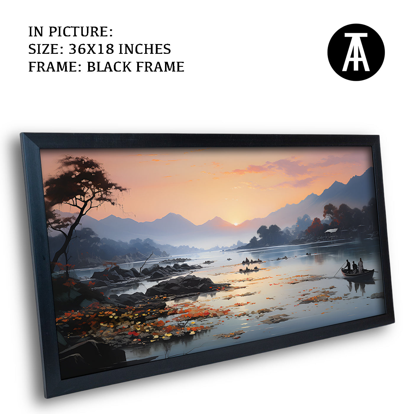 Artwork in Metal Earling Silver Frame