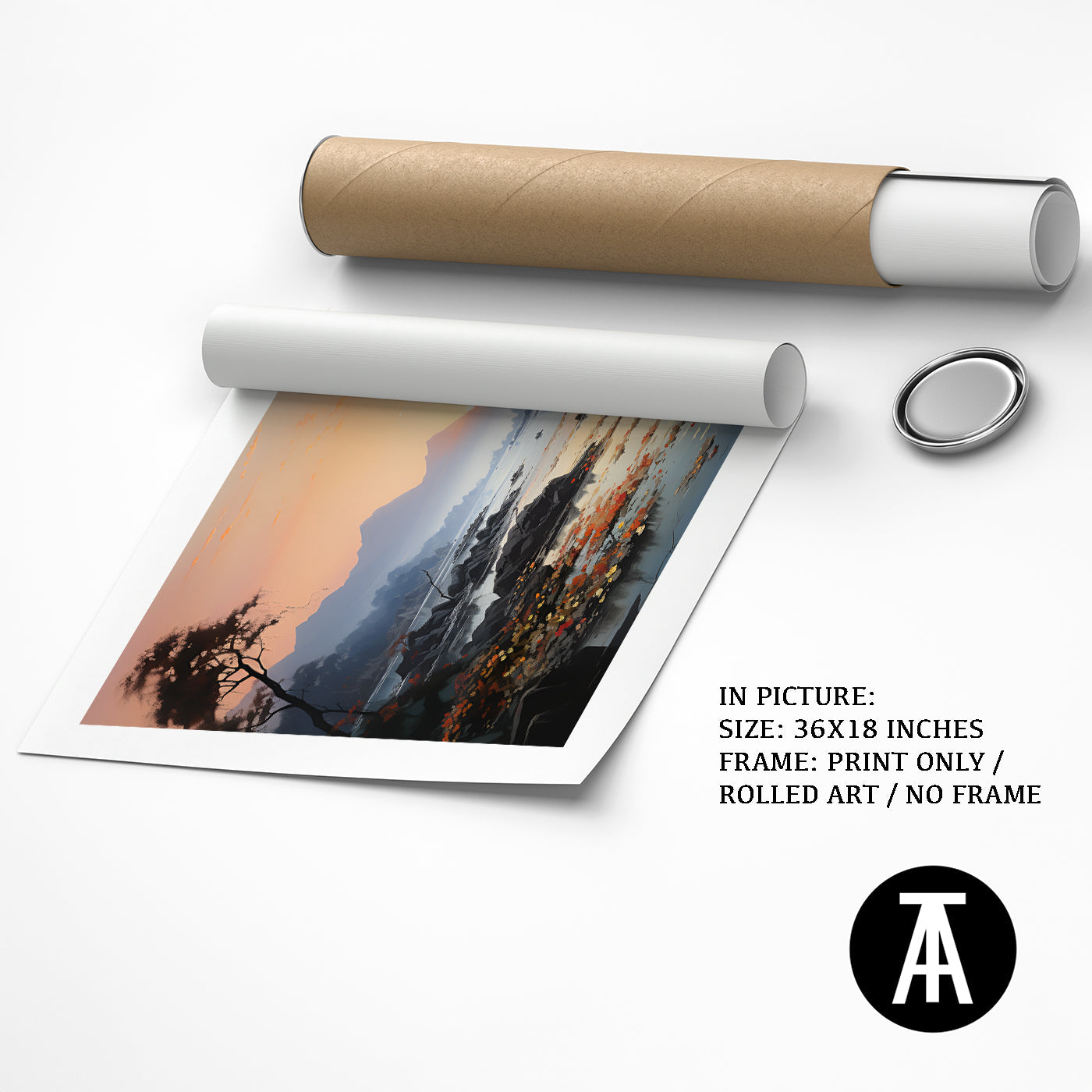 Artwork as Print Only or Rolled Art