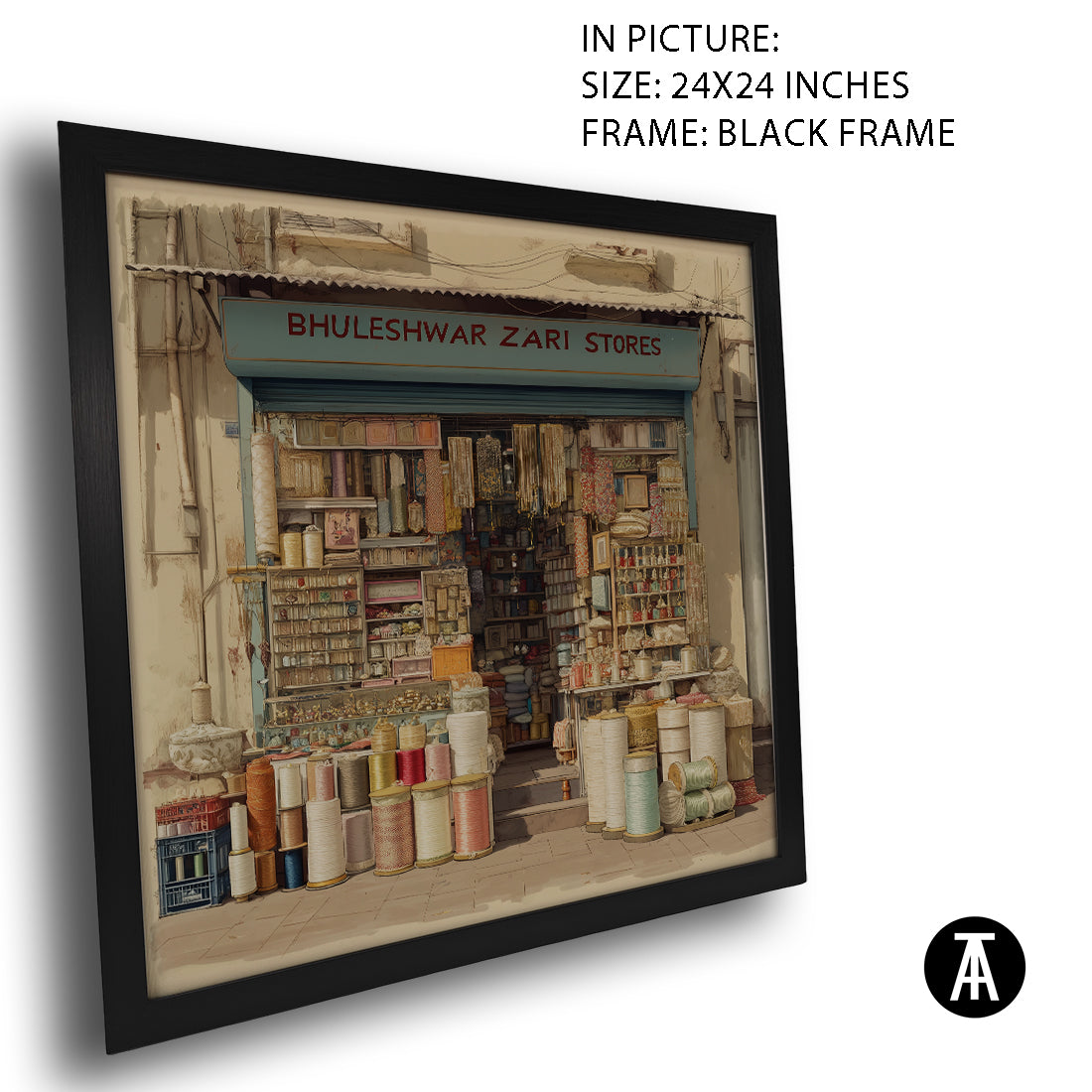 Artwork in Black Frame