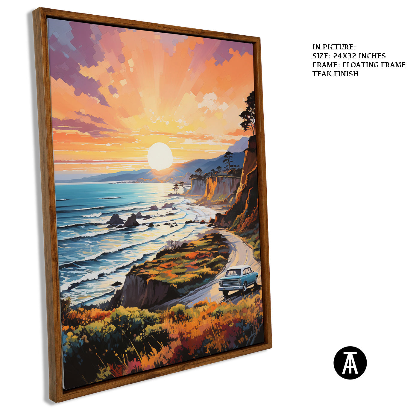 Artwork in Floating Frame