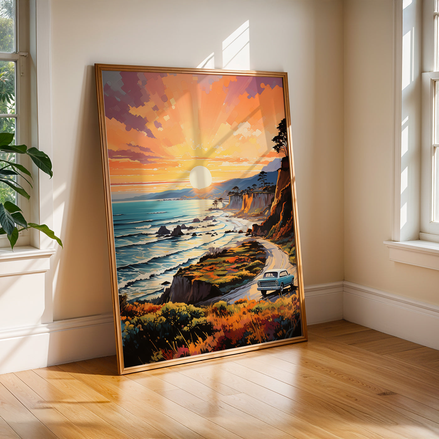 California Painting in a Lifestyle Setting