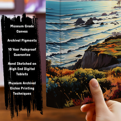 Information about California Canvas Art Print